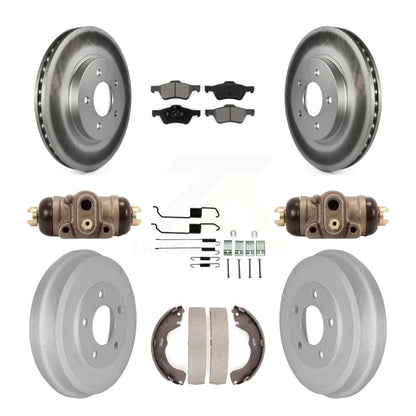 [Avant + Arrière] Kit de disque (revêtu) et plaquette (semi-métallique) de frein pour Ford Escape Mercury Mariner KGS-101664