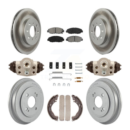 [Avant + Arrière] Kit de disque (revêtu) et plaquette (semi-métallique) de frein pour Honda Insight KGS-101670