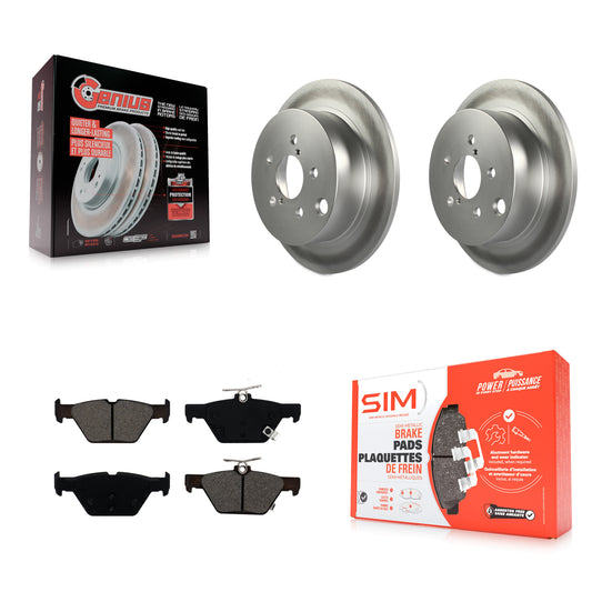 [Arrière] Kit de disque (revêtu) et plaquette (semi-métallique) de frein pour Subaru Crosstrek KGS-101688