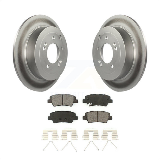 [Arrière] Kit de disque (revêtu) et plaquette (semi-métallique) de frein pour Hyundai Tucson Kia Sportage KGS-101697 par Transit Auto