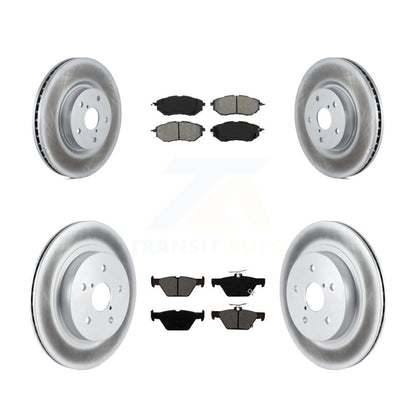 [Avant + Arrière] Kit de disque (revêtu) et plaquette (semi-métallique) de frein pour Subaru Outback Legacy WRX KGS-101713