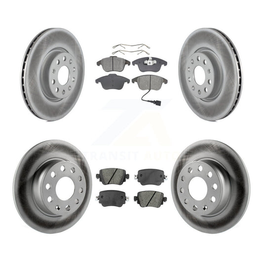 [Avant + Arrière] Kit de disque (revêtu) et plaquette (semi-métallique) de frein pour Volkswagen Passat KGS-101714