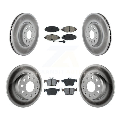 [Avant + Arrière] Kit de disque (revêtu) et plaquette (semi-métallique) de frein pour Audi A3 Quattro Sportback e-tron Volkswagen Taos KGS-101716
