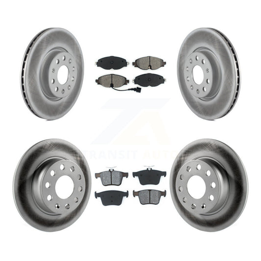 [Avant + Arrière] Kit de disque (revêtu) et plaquette (semi-métallique) de frein pour Audi A3 Quattro Sportback e-tron Volkswagen Taos KGS-101716