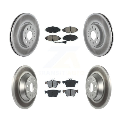 [Avant + Arrière] Kit de disque (revêtu) et plaquette (semi-métallique) de frein pour Audi TT Quattro KGS-101718