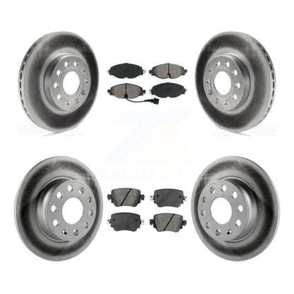 [Avant + Arrière] Kit de disque (revêtu) et plaquette (semi-métallique) de frein pour Volkswagen Golf SportWagen KGS-101720