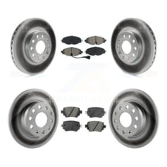 [Avant + Arrière] Kit de disque (revêtu) et plaquette (semi-métallique) de frein pour Volkswagen Golf SportWagen KGS-101720