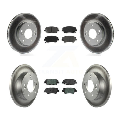 [Avant + Arrière] Kit de disque (revêtu) et plaquette (semi-métallique) de frein pour 2017-2020 Hyundai Elantra 2.0L KGS-101728