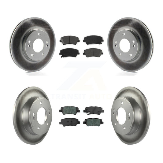 [Avant + Arrière] Kit de disque (revêtu) et plaquette (semi-métallique) de frein pour 2017-2020 Hyundai Elantra 2.0L KGS-101728