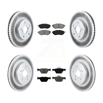[Avant + Arrière] Kit de disque (revêtu) et plaquette (semi-métallique) de frein pour 2015 Subaru Legacy 2.5L KGS-101736