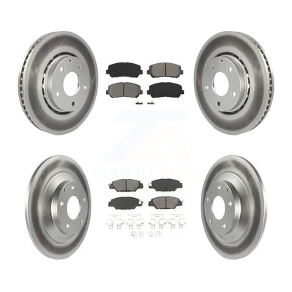 [Avant + Arrière] Kit de disque (revêtu) et plaquette (semi-métallique) de frein pour Mazda CX-5 KGS-101739
