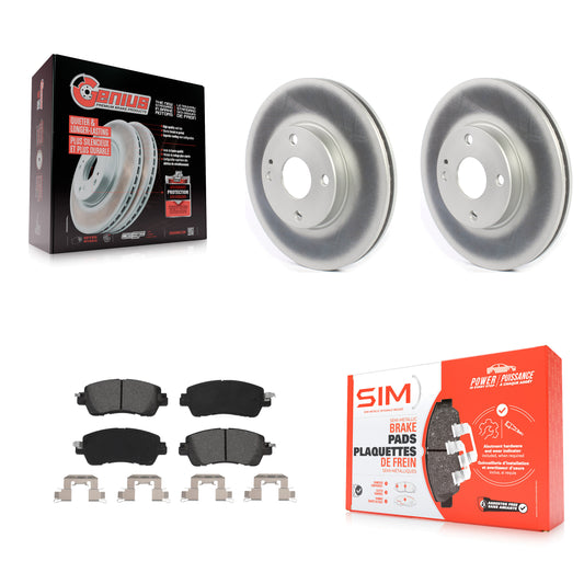 [Avant] Kit de disque (revêtu) et plaquette (semi-métallique) de frein pour Toyota Yaris iA Scion KGS-101802