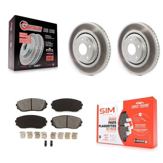[Avant] Kit de disque (revêtu) et plaquette (semi-métallique) de frein pour Mazda CX-5 CX-9 KGS-101808
