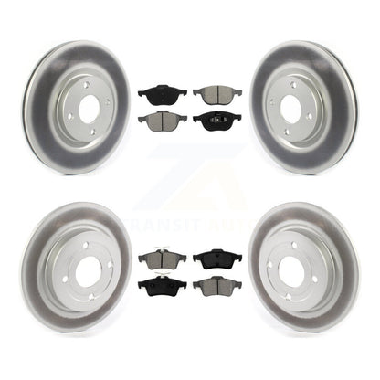 [Avant + Arrière] Kit de disque (revêtu) et plaquette (semi-métallique) de frein pour 2018-2022 Ford EcoSport AWD KGS-101820