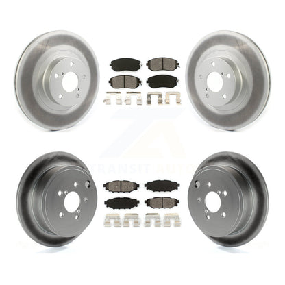 [Avant + Arrière] Kit de disque (revêtu) et plaquette (semi-métallique) de frein pour Subaru Impreza Outback Forester Legacy KGS-101828