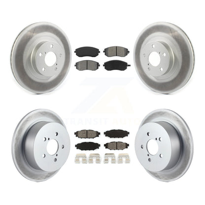 [Avant + Arrière] Kit de disque (revêtu) et plaquette (semi-métallique) de frein pour Subaru Outback Legacy avec 292mm Diameter Rotor KGS-101832