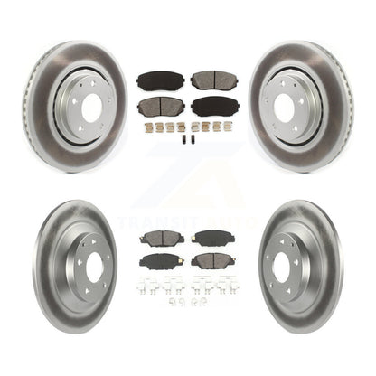 [Avant + Arrière] Kit de disque (revêtu) et plaquette (semi-métallique) de frein pour 2019-2022 Mazda CX-5 Turbocharged KGS-101855