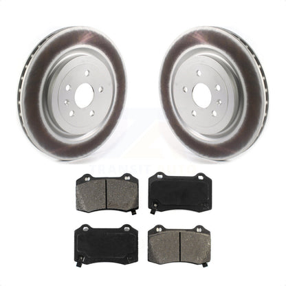 [Arrière] Kit de disque (revêtu) et plaquette (semi-métallique) de frein pour Chevrolet Camaro Cadillac CTS KGS-101860 par Transit Auto