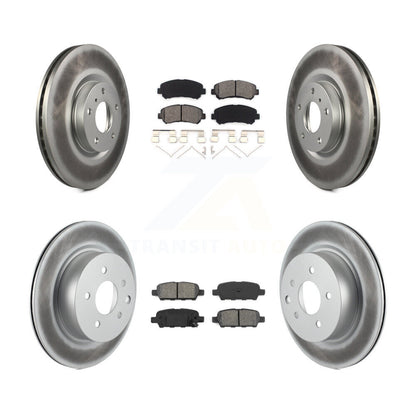 [Avant + Arrière] Kit de disque (revêtu) et plaquette (semi-métallique) de frein pour Nissan Maxima KGS-101889
