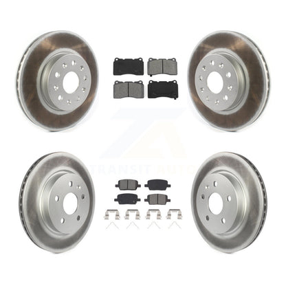 [Avant + Arrière] Kit de disque (revêtu) et plaquette (semi-métallique) de frein pour Chevrolet Camaro KGS-101946
