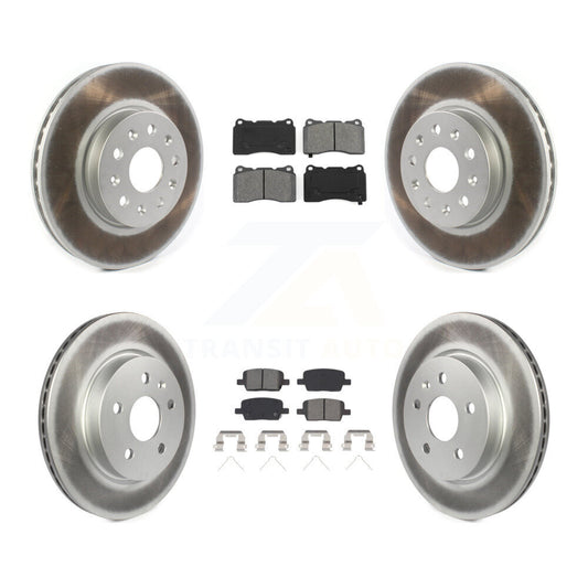 [Avant + Arrière] Kit de disque (revêtu) et plaquette (semi-métallique) de frein pour Chevrolet Camaro KGS-101946