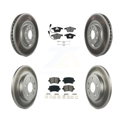 [Avant + Arrière] Kit de disque (revêtu) et plaquette (semi-métallique) de frein pour Audi A4 Quattro KGS-101952