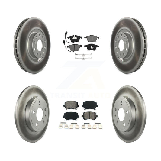 [Avant + Arrière] Kit de disque (revêtu) et plaquette (semi-métallique) de frein pour Audi A4 Quattro KGS-101952