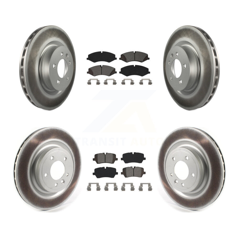 [Avant + Arrière] Kit de disque (revêtu) et plaquette (semi-métallique) de frein pour Land Rover Range Sport Discovery KGS-101961