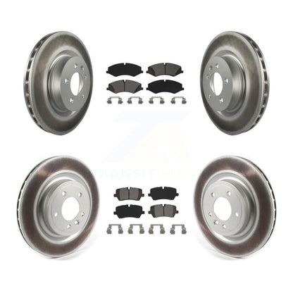 [Avant + Arrière] Kit de disque (revêtu) et plaquette (semi-métallique) de frein pour Land Rover Range Sport Discovery KGS-101961