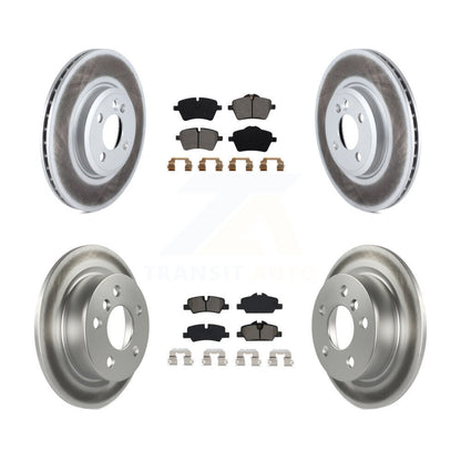 [Avant + Arrière] Kit de disque (revêtu) et plaquette (semi-métallique) de frein pour 2015 Mini Cooper 2.0L 1.5L avec 294mm Diameter Rotor KGS-101962