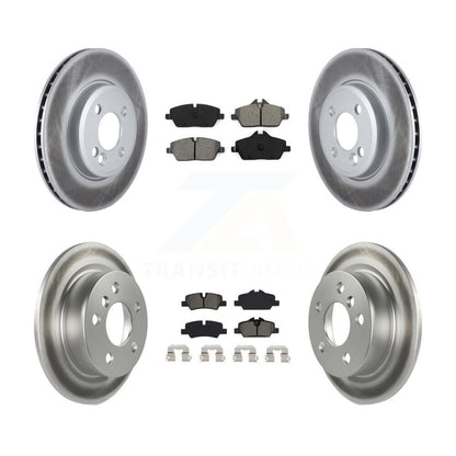 [Avant + Arrière] Kit de disque (revêtu) et plaquette (semi-métallique) de frein pour 2015 Mini Cooper 2.0L 1.5L avec 280mm Diameter Rotor KGS-101963