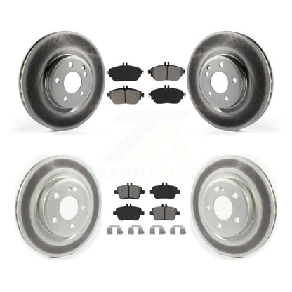 [Avant + Arrière] Kit de disque (revêtu) et plaquette (semi-métallique) de frein pour Mercedes-Benz GLA250 CLA250 INFINITI QX30 KGS-101981