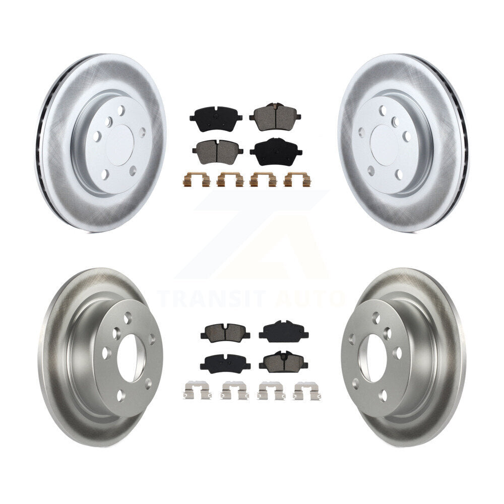 [Avant + Arrière] Kit de disque (revêtu) et plaquette (semi-métallique) de frein pour Mini Cooper KGS-101984