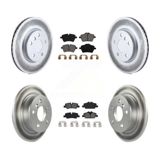 [Avant + Arrière] Kit de disque (revêtu) et plaquette (semi-métallique) de frein pour Mini Cooper KGS-101984