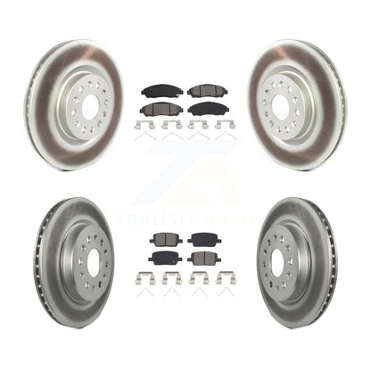[Avant + Arrière] Kit de disque (revêtu) et plaquette (semi-métallique) de frein pour Cadillac XT5 Buick Enclave XT6 KGS-102001