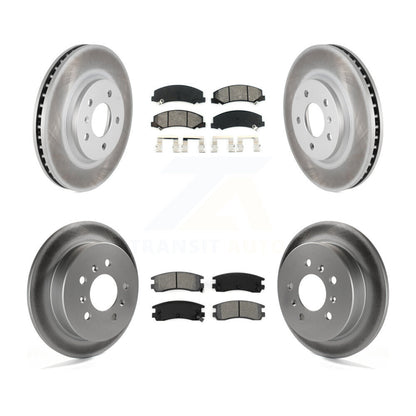 [Avant + Arrière] Kit de disque (revêtu) et plaquette (semi-métallique) de frein pour Chevrolet Impala Monte Carlo KGS-102044