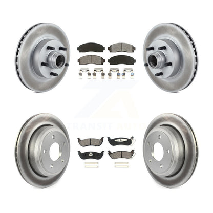 [Avant + Arrière] Kit de disque (revêtu) et plaquette (semi-métallique) de frein pour 2010 Mazda B2300 avec 11-1 4" Diameter Rotor KGS-102068