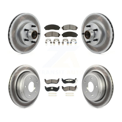 [Avant + Arrière] Kit de disque (revêtu) et plaquette (semi-métallique) de frein pour 2010-2011 Ford Ranger RWD KGS-102078