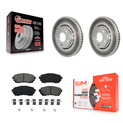 [Avant] Kit de disque (revêtu) et plaquette (semi-métallique) de frein pour 2019-2021 Mazda 6 Naturally Aspirated KGS-102110