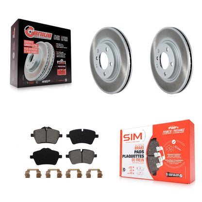 [Avant] Kit de disque (revêtu) et plaquette (semi-métallique) de frein pour Mini Cooper Countryman Paceman KGS-102131