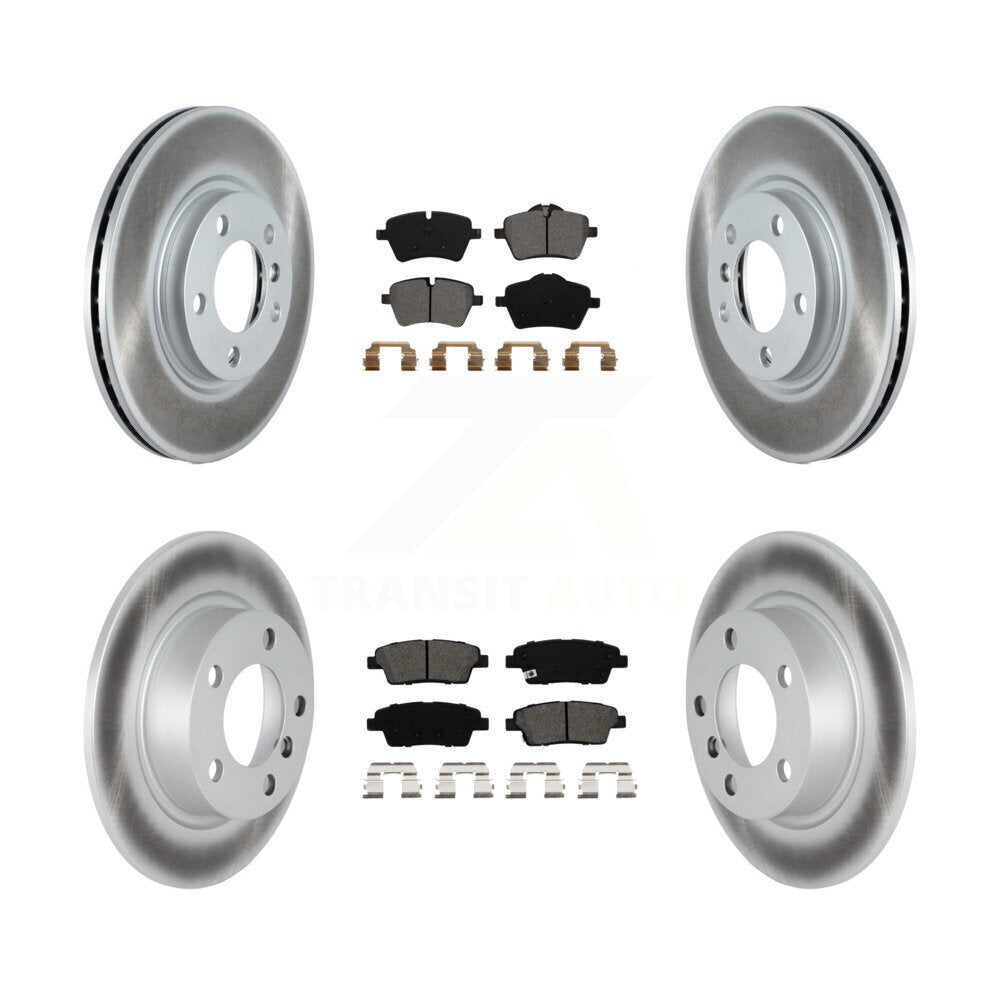 [Avant + Arrière] Kit de disque (revêtu) et plaquette (semi-métallique) de frein pour Mini Cooper Countryman Paceman KGS-102139