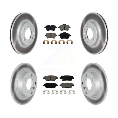 [Avant + Arrière] Kit de disque (revêtu) et plaquette (semi-métallique) de frein pour Mini Cooper Countryman Paceman Base KGS-102140
