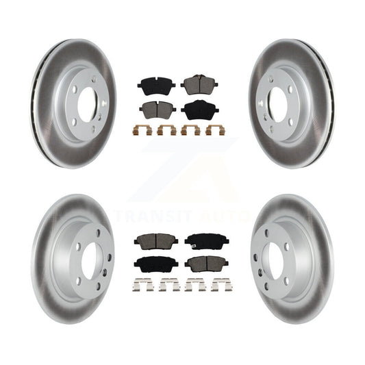 [Avant + Arrière] Kit de disque (revêtu) et plaquette (semi-métallique) de frein pour Mini Cooper Countryman Paceman Base KGS-102140