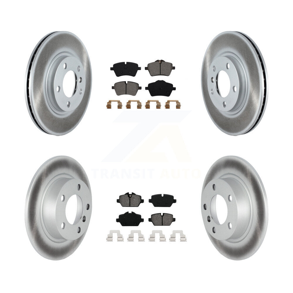 [Avant + Arrière] Kit de disque (revêtu) et plaquette (semi-métallique) de frein pour Mini Cooper Countryman Paceman KGS-102141