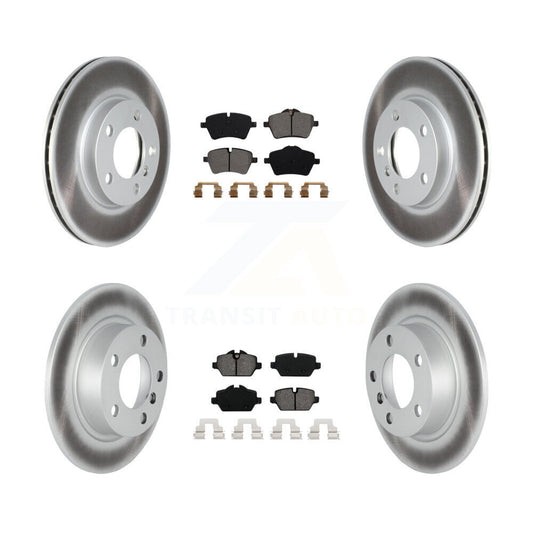[Avant + Arrière] Kit de disque (revêtu) et plaquette (semi-métallique) de frein pour Mini Cooper Countryman Paceman KGS-102142