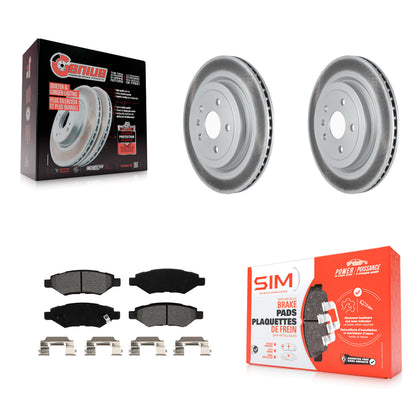 [Arrière] Kit de disque (revêtu) et plaquette (semi-métallique) de frein pour Cadillac CTS KGS-102150