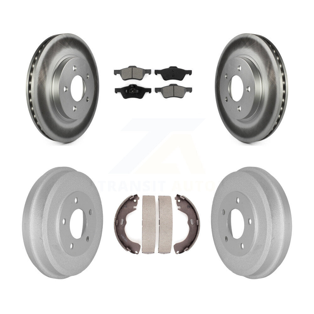 [Avant + Arrière] Kit de disque (revêtu) et plaquette (semi-métallique) de frein pour Ford Escape Mercury Mariner Mazda Tribute KGS-102165