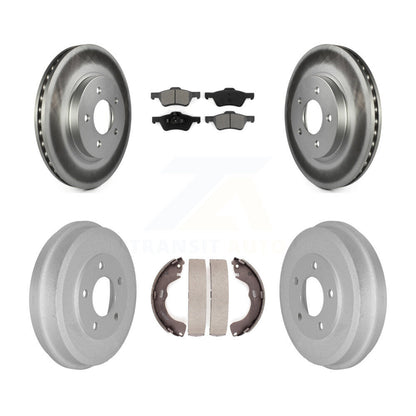 [Avant + Arrière] Kit de disque (revêtu) et plaquette (semi-métallique) de frein pour Ford Escape Mercury Mariner Mazda Tribute KGS-102165