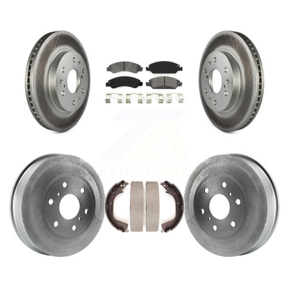 [Avant + Arrière] Kit de disque (revêtu) et plaquette (semi-métallique) de frein pour Chevrolet Silverado 1500 GMC Sierra KGS-102180