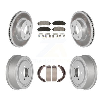 [Avant + Arrière] Kit de disque (revêtu) et plaquette (semi-métallique) de frein pour Ford Ranger Mazda B4000 avec 10" Diameter KGS-102196